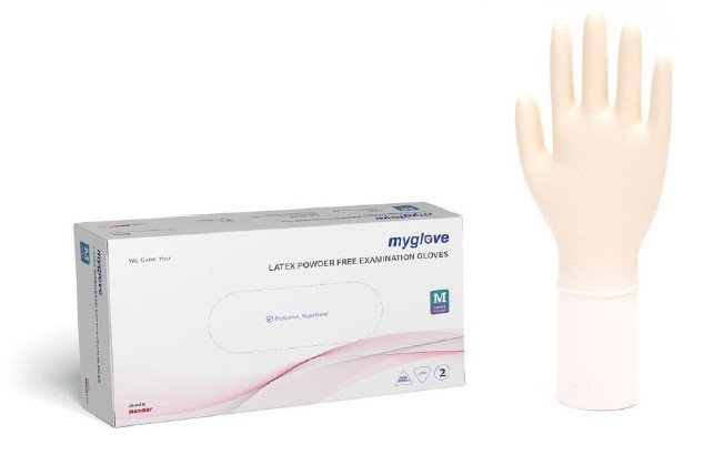 Latex Powder Free Examination Gloves - L 50 - MAR - Dailytec