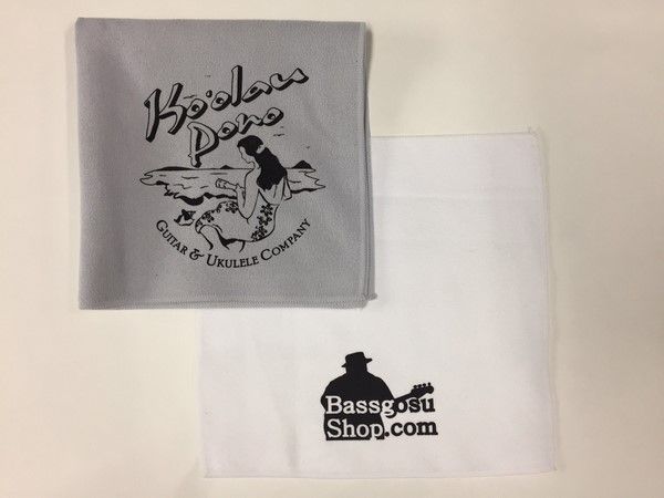 Luxury suede advertising glass wipes with screen printing Logo 1C or 2C on 1 side only - Dailytec