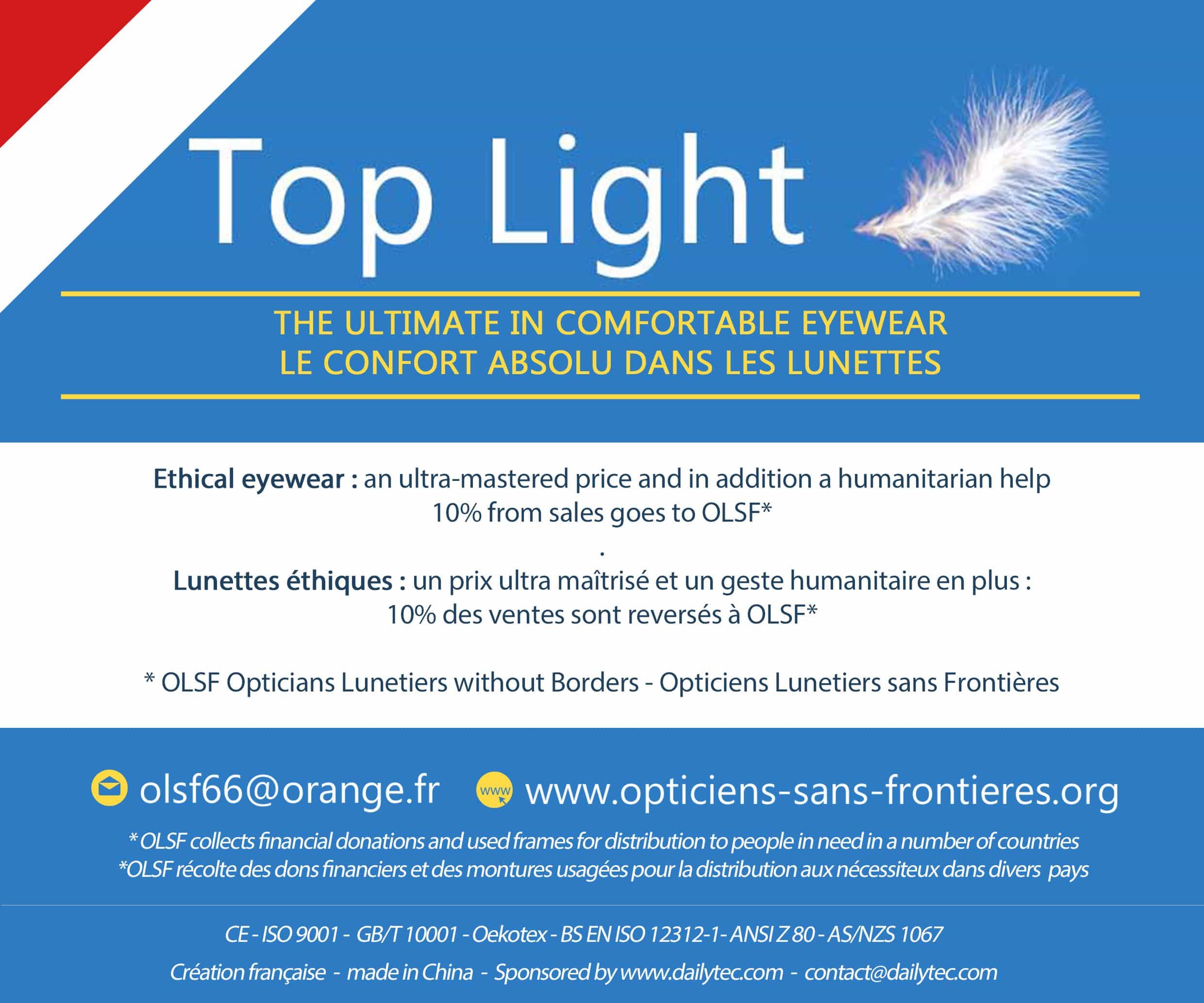 Ethical lens cloths Toplight - Dailytec