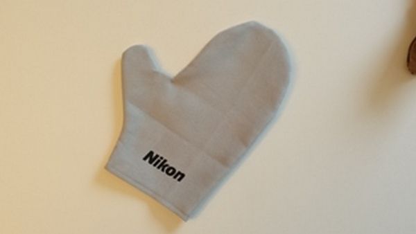 Mitts glove “SUEDE” , with or without thumb, logo printed 1 C & 2 C for body care,  home and car cleaning - Dailytec